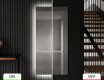 Vertical espelho com iluminação LED L58 para casa de banho #7
