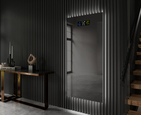 Vertical espelho com iluminação LED L58 para casa de banho #9