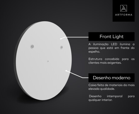 Espelho redondo de banho LED SMART L153 Samsung #2