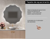 Espelho redondo com luz LED L193 #7
